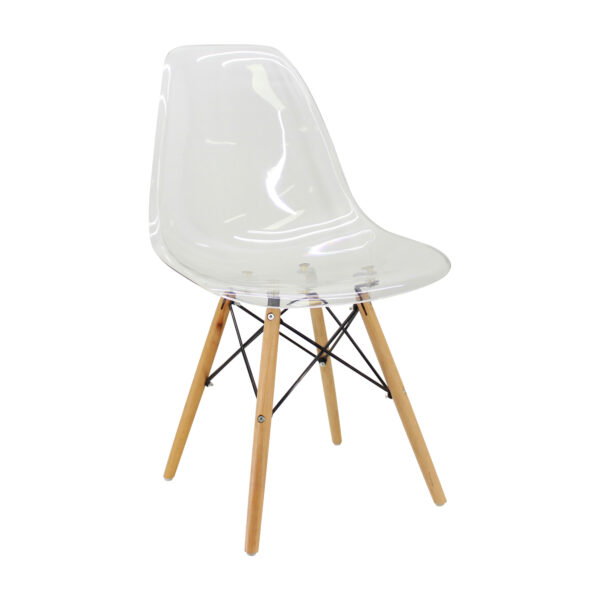 Eames sin brazo transparente