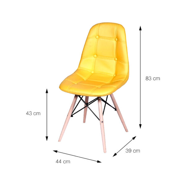 Silla Eames sin brazo con botones - Imagen 22