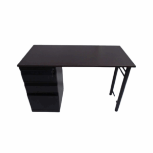 Escritorio con cajonera metálica 180x60