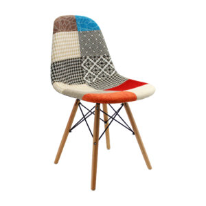 Silla Eames sin brazo patchwork
