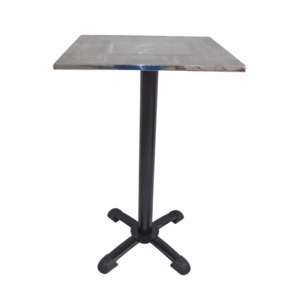 Mesa coctelera base pata chao pintura con tapa en acero