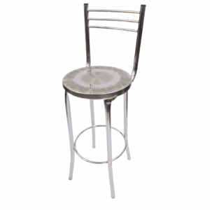 Butaco España cromado sentadero acero