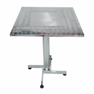 Mesa base cruceta cromo tapa en acero