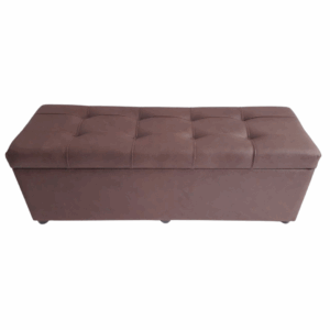 Puff baúl para 3 personas en cuerotex