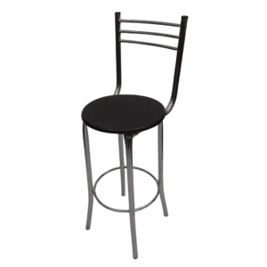 Butaco España cromado sentadero plastico