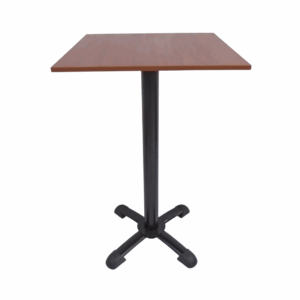 Mesa coctelera base pata chao pintura con tapa en madera