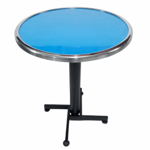 Mesa base cruceta pintura tapa en acero formica