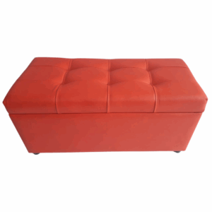 Puff baúl para 2 personas en cuerotex