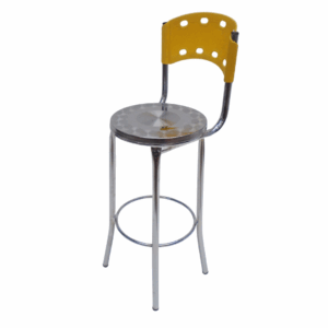 Butaco Carla cromado sentadero acero