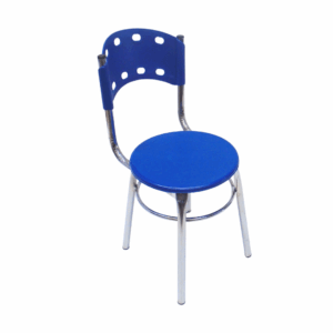 Silla Carla cromada sentadero plastico