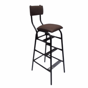 Butaco escalera 3 pasos estructura negra