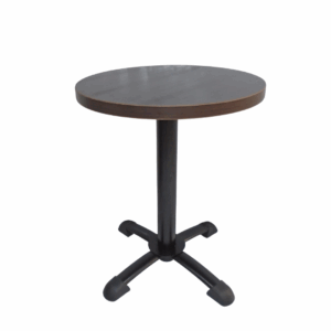 Mesa base pata chao pintura con tapa redonda de 36mm en madera